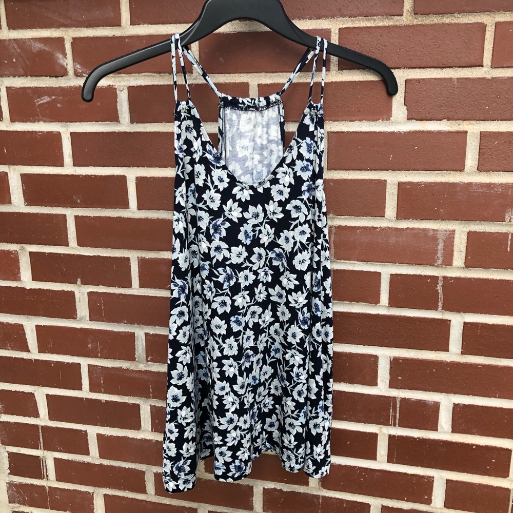 Floral Strappy Racerback Top